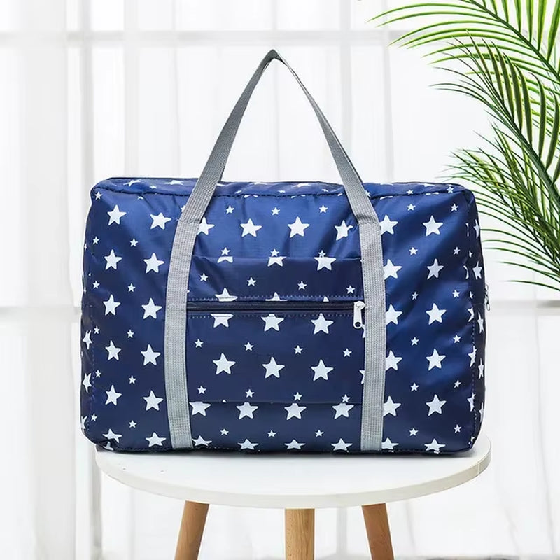 Foldable Travel Bags Nylon Large Capacity Bag Luggage Waterproof Handbags Women Men Travel Storage Clothes Packaging Organizer