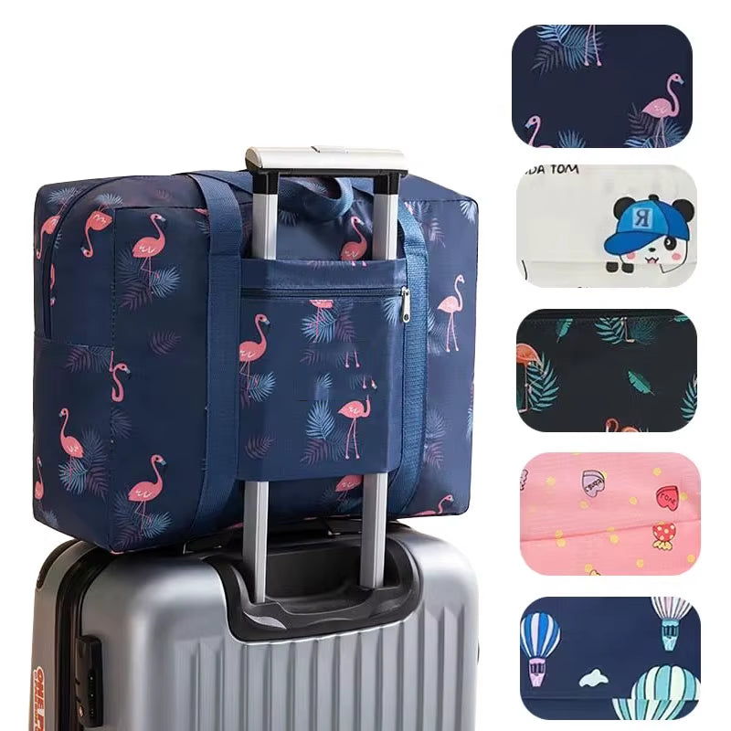 Foldable Travel Bags Nylon Large Capacity Bag Luggage Waterproof Handbags Women Men Travel Storage Clothes Packaging Organizer