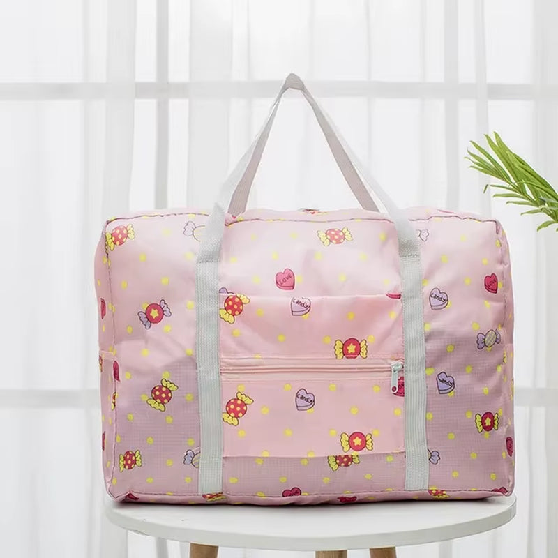 Foldable Travel Bags Nylon Large Capacity Bag Luggage Waterproof Handbags Women Men Travel Storage Clothes Packaging Organizer