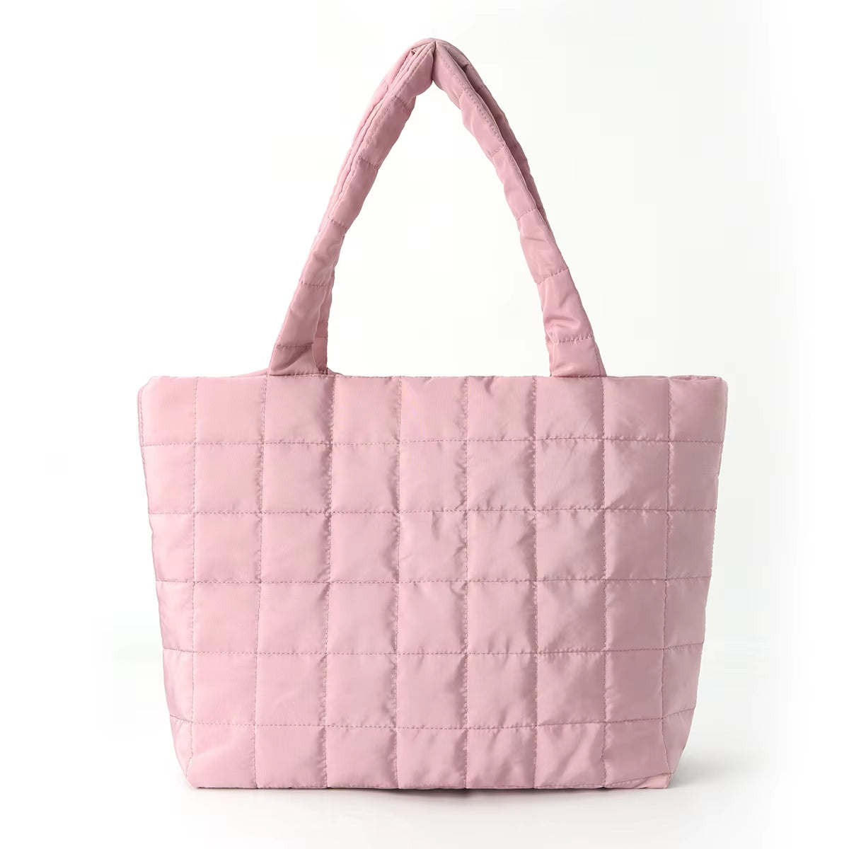 1 Pc Minimalist Quilted Puffy Tote Bag, Large Capacity Crossbody Bag, Trendy Padded Shoulder Bag for Women for Daily Commute