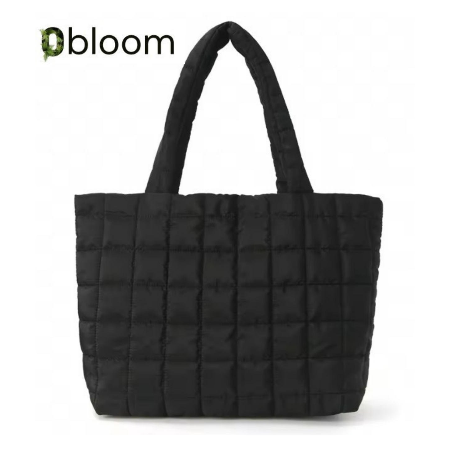 Minimalist Quilted Puffy Tote Bag - Large Capacity Crossbody Bag for Women, Ideal for Daily Commute