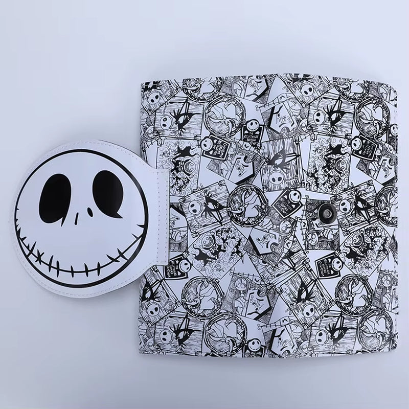 New Design Cute Cartoon Wallet Fashion Skull Cartoon Long Purse for Men and Women with Card Holder Coin Purse