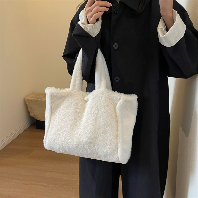 Fluffy Tote Bag Large